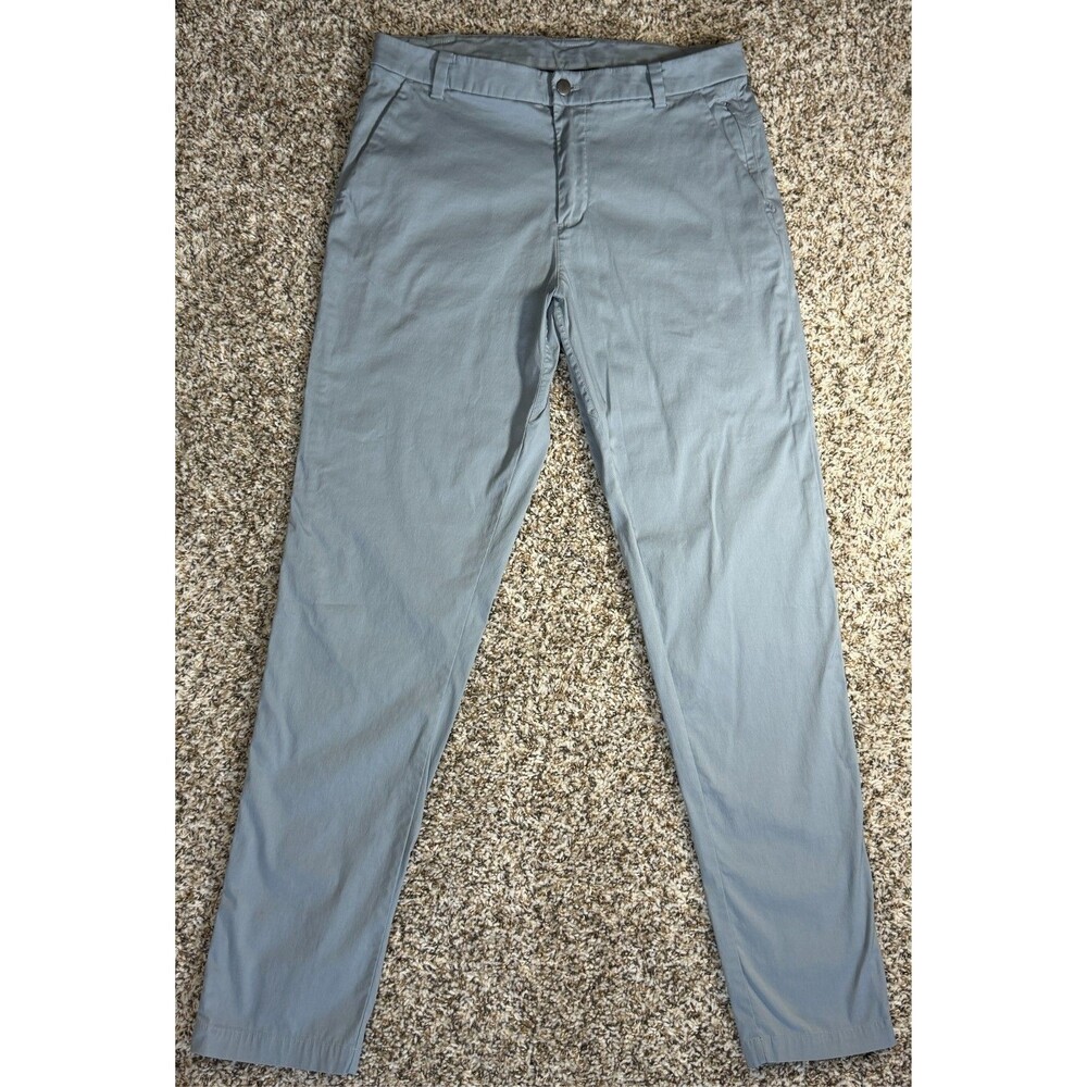 Lululemon ABC Classic 5 Pocket Pants in Dusty Diamond Blue Sz 32x32